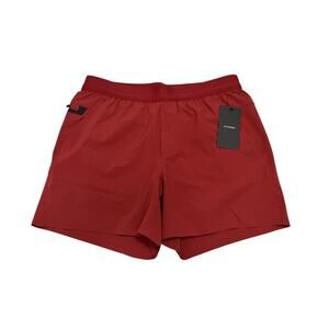 NWT Ten Thousand Rep Short Mens Small Red With Liner 5 Inch Stretch
